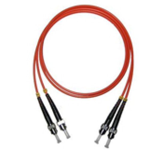 St/pc multi mode duplex optic fiber patch cord